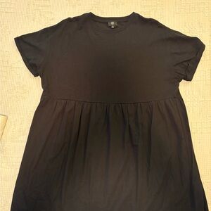 ASOS/River Island Black Short Sleeve Top